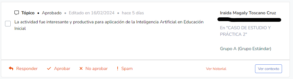 testimonios del curso de inteligencia artificial para docentes
